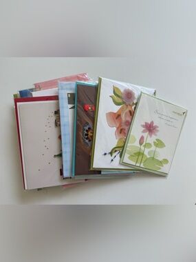 PAPYRUS, 3D Greeting Cards- All Occasion Sealed. Summer, birthday, & more (12)